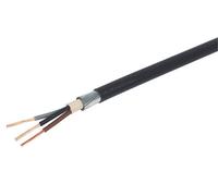 Prysmian Black 3-Core Armoured Cable 4mm² X 25M