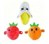 Pryzoq Interactive Sensor Music Doll,Interactive Figure with Touch Sensor,Induction Singing Sensory Toy for Kids Early Education,Soft Plush Ornament Accessory Decor (3PCS)