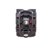 Schneider Electric Harmony XB5 - Illuminated Selector Switch, Plastic, 2 Positions, Stays Put, Standard handle, 1NO + 1NC, 24 V AC/DC, 22 mm Mount, XB5AK123B5, Green