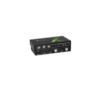 Przełącznik KVM HDMI/USB 2x1 z Audio 4K60Hz Techly