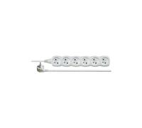 Przedłużacz 6-gniazd z/u 5m /H05VV-F 3G1/ biały P0615