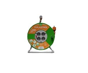 Przedłużacz bębnowy STANDARD LINE 15m H05VV-F 3x1 4xGS /+ termik/ 10A pomarańczo