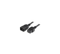 Przedłużacz kabel Zasilający Iec320 C19 Na C20 16A 2M Czarny ICOC 065-NC