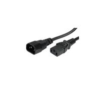 Przedłużacz zasilania ROLINE, IEC 320 C14 - C13, czarny, 3 m