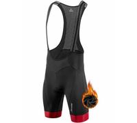 Przewalski Men's Cycling Bib Short Thermal 4D Padded Fleece Lined Biking Shorts Breathable Bike Bib Tights