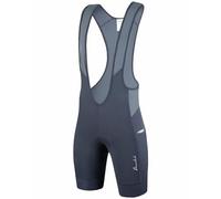 Przewalski Men's Cycling Bike Bib Short with Phone Pockets,4D Padded Breathable Biking Bicycle Bib Tights, Gray with Pockets, X-Large