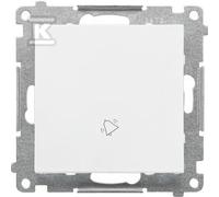 PRZY.DZWONEK WHITE MAT SIMON55 TD1.01/111