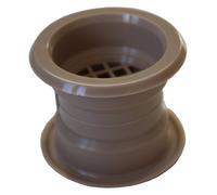 Przybysz Mini Circle Collar Air Vent Grille Door Ventilation Cover Birch Color 4Pcs