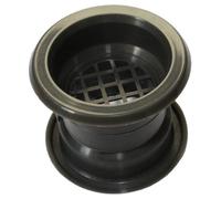 Przybysz Mini Circle Collar Air Vent Grille Door Ventilation Cover Graphite Color 4Pcs