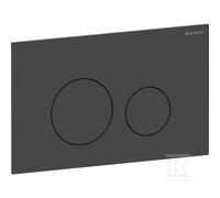 WC Flush Plate Geberit Sigma40 Dual flush Black Mat 115628141
