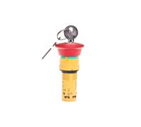 Przycisk bezpieczeństwa 22mm 2R IP65 klucz XB7NS9444