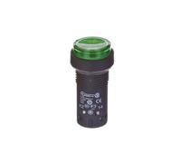 Przycisk sterowniczy 22mm zielony 1Z z samopowrotem z podświetleniem 230V AC XB7
