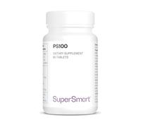 PS 100 - Supports Learning, Memory, and Concentration - Phospholipids Standardized to 20% Phosphatidylserine (PS) - Non-GMO - Supersmart
