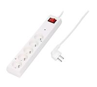 PS-5P/1.5M/WHITE Power strip: Fuse sockets: 5 230VAC 10A white JONEX