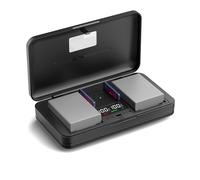 PS-BLS5 BLS50(2200mA) Camera Battery Multifunctional Charger Set (Including Two Batteries) Compatible with Olympus E-P1/2/3/5, E-PL1/1s/2/3/5/6/7/8/9/10, E-PM1/2, E-M10/M10 Mark II/III/IV
