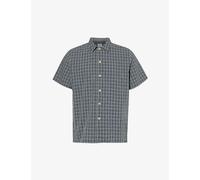 Ps By Paul Smith Mens Blue Repeat Cheque Regular-fit Cotton Shirt S