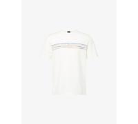 PS by Paul Smith Mens PS by Paul Smith Brand-Embroidered Short-Sleeve Cotton-Jersey T-Shirt Off White S