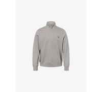 PS by Paul Smith Mens PS by Paul Smith Half-Zip High-Neck Cotton-Jersey Sweatshirt Grey L
