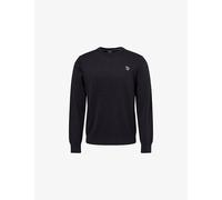 PS by Paul Smith Mens PS by Paul Smith Zebra-Embroidered Knitted Cotton Jumper Navy Blue XL