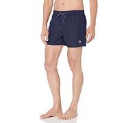 PS by Paul Smith Men's Zebra Swim Trunks, Navy, Large