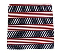 PS FLAG Red White Blue USA FLAG Pocket Square Red White Blue One Size