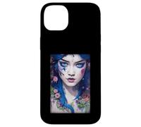 Ps hedelic-Snow Queen Nymph Punk Flower Punk Case for iPhone 14 Plus