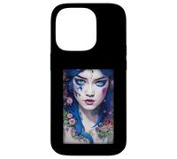Ps hedelic-Snow Queen Nymph Punk Flower Punk Case for iPhone 14 Pro