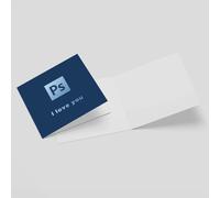 PS I Love You Square Greetings Card (14.8cm x 14.8cm)