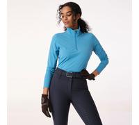 PS of Sweden Ladies Toska Long Sleeve Top - Womens Horse Riding Base Layer Tops - Marine - Size: X Large