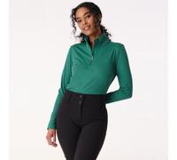 PS of Sweden Ladies Toska Long Sleeve Top - Womens Horse Riding Base Layer Tops - Turquoise - Size: Medium