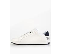 PS PAUL SMITH Albany Zebra Heel Lace Sneaker, White, Size 8, Men White