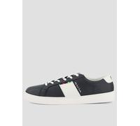 PS PAUL SMITH Beech Logo Leather Trainers, Navy, Size 7, Men Navy