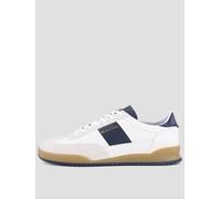 PS PAUL SMITH Dover Navy Side Panel Trainers, White, Size 8, Men White