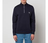 Paul Smith Mens Very Dark Navy Regular Fit Zebra Half Zip Sweatshirt