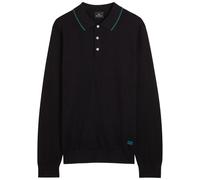 PS Paul Smith Logo-embroidered Cotton Polo Shirt - Black - L
