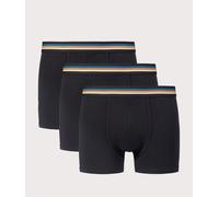 PS Paul Smith Mens 3 Pack Black Trunks - Colour: 79 Black - Size: XL