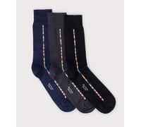 Paul Smith 3 Pack Vittore Socks - Grey / Black / Navy One Size