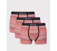 Men's Paul Smith 3 Pack Mens Signature Stripe Trunks - Multi Coloured - Size: 33/32/32