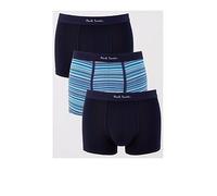 PS PAUL SMITH Men's 3 Pack Trunks, Blue, Size S, Men Blue
