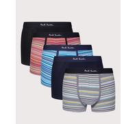 Paul Smith Loungewear Five-Pack Stripe Stretch-Cotton Boxer Shorts - M