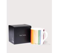 PS Paul Smith Mens Bone China Printed Mug - Colour: 96A Artist Stripe - Size: One Size