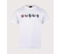 Paul Smith Mens White Regular Fit Skull T-Shirt