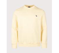 PS Paul Smith Mens Regular Fit Organic Cotton Zebra Logo Sweatshirt - Colour: 10A Yellow - Size: XL