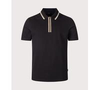 PS Paul Smith Mens Regular Fit Quarter Zip Polo Shirt - Colour: 79 Black - Size: Large