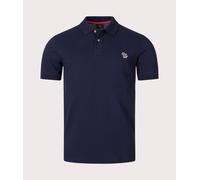 Regular Fit Short Sleeve Zebra Polo Shirt Dark Navy, XL