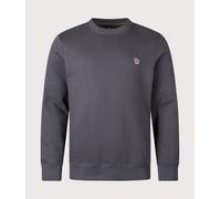 PS Paul Smith Mens Regular Fit Zebra Logo Sweatshirt - Colour: 76A Grey - Size: Medium