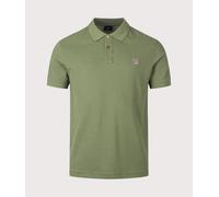 PS Paul Smith Mens Regular Fit Zebra Polo Shirt - Colour: 35E Green - Size: XL