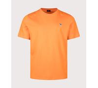 PS Paul Smith Mens Regular Fit Zebra T-Shirt - Colour: 16D Orange - Size: XL