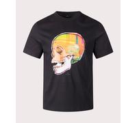 Paul Smith Men's Angled Skull T-Shirt Black