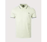 PS Paul Smith Mens Zebra Badge Polo Shirt - Colour: 30B Green - Size: XL